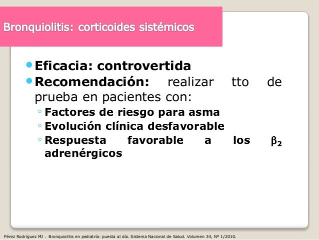 bronquiolitis en pediatria puesta al dia